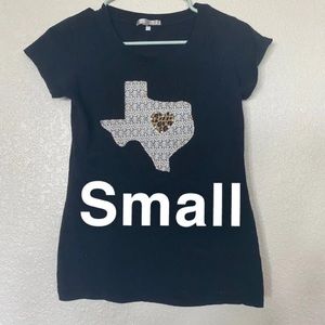 Texas Boutique Printed Lace Top